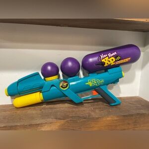 Vintage 1995 Hasbro Larami Super Soaker XP 105 Pressure Water Gun, Tested/Works